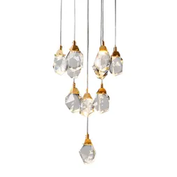 Подвесной светильник Delight Collection Crystal rock MD-020B-11 gold