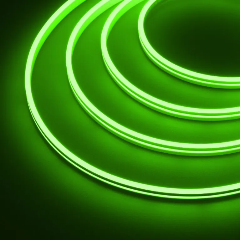 Светодиодная лента герметичная Arlight MOONLIGHT-SIDE-A168-4x10mm 24V Green 7.2 W/m, IP65, 2835, 5m,