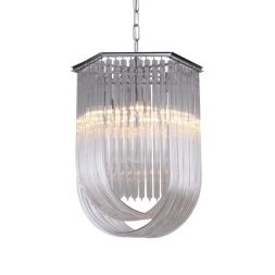 Подвесной светильник Delight Collection Murano Glass KR0116P-6/A chrome