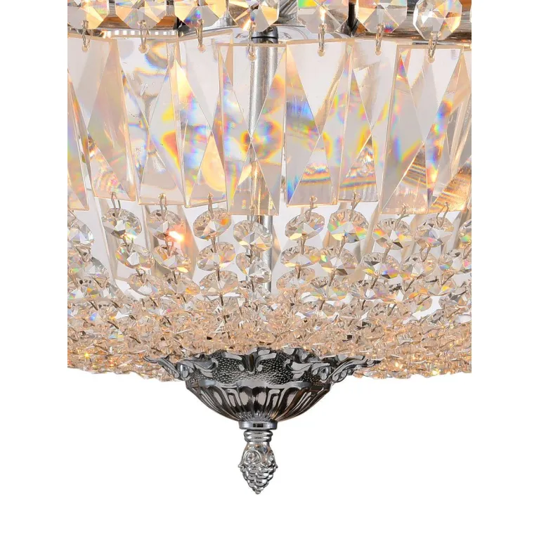 Потолочный светильник Natali Kovaltseva Rococo 81406/8C Chrome