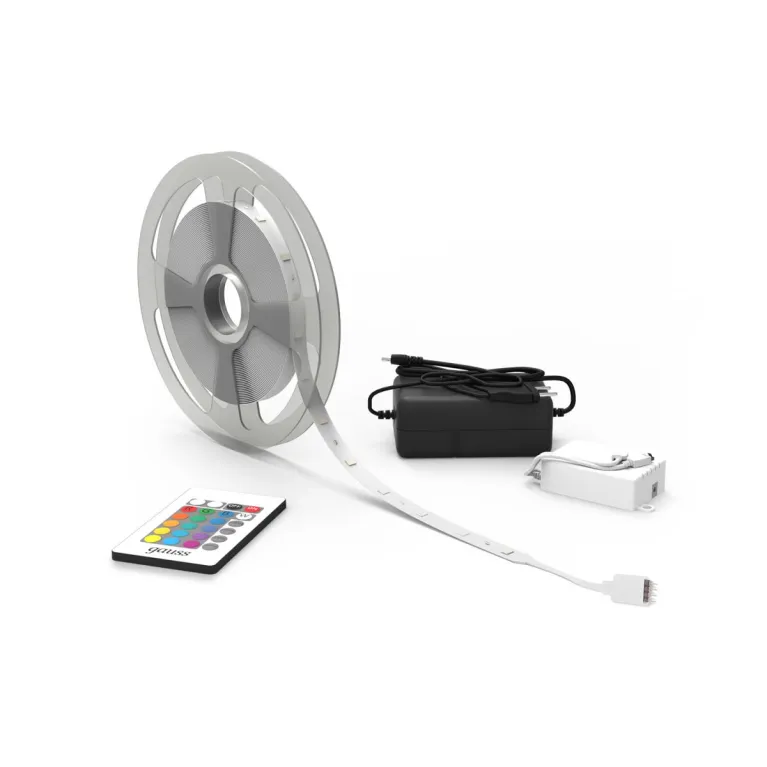 Светодиодная лента Gauss Basic 12В 5050 6Вт/м RGB 5м IP20 BT012