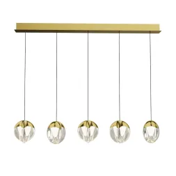 Подвесной светильник Delight Collection MD24001033-5B gold/clear