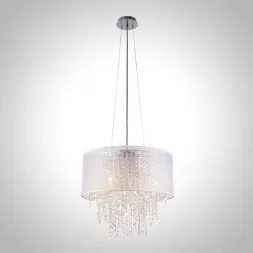 Подвесная люстра Eurosvet Grace 10070/5 хром/белый Strotskis