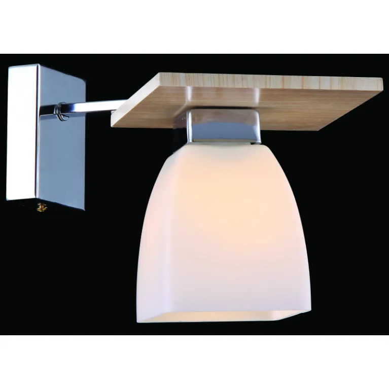 Бра Natali Kovaltseva Trento TRENTO 11401/1W CHROME, WHITE OAK