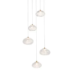Подвесной светильник Delight Collection P98065-5 antique brass