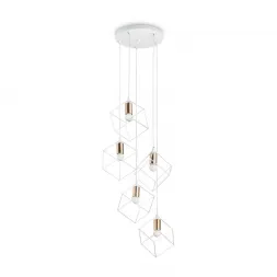 Подвесная люстра Ideal Lux Ice SP5 Bianco