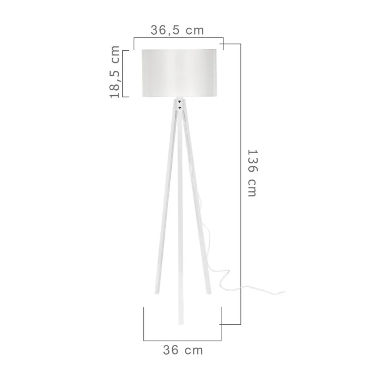 Торшер Toplight Sarah TL1618S-01WH