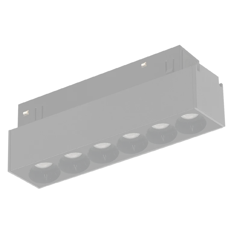 Трековый магнитный светильник iLedex Vision 4822-002-L120-6W-38DG-4000K-BK