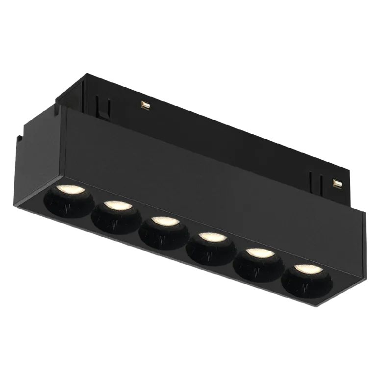 Трековый магнитный светильник iLedex Vision 4822-002-L120-6W-38DG-4000K-BK