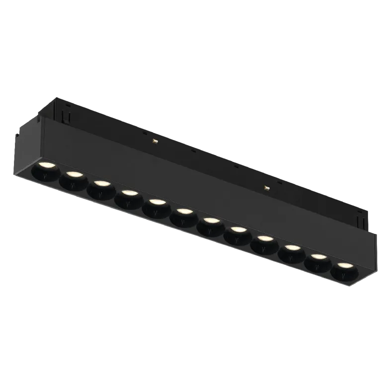 Трековый магнитный светильник iLedex Vision SMART 4822-002-L235-12W-38DG-BK