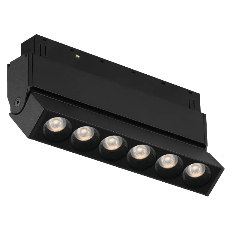 Трековый магнитный светильник iLedex Vision 4822-003-L120-6W-38DG-4000K-BK