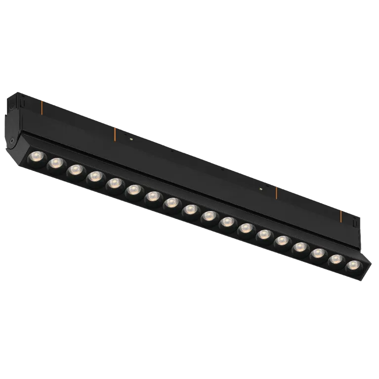 Трековый магнитный светильник iLedex Vision 4822-003-L350-18W-38DG-4000K-BK