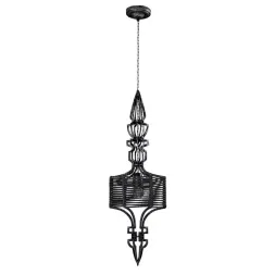 Подвесной светильник Crystal Lux Prima SP1 A Black-Silver/Black