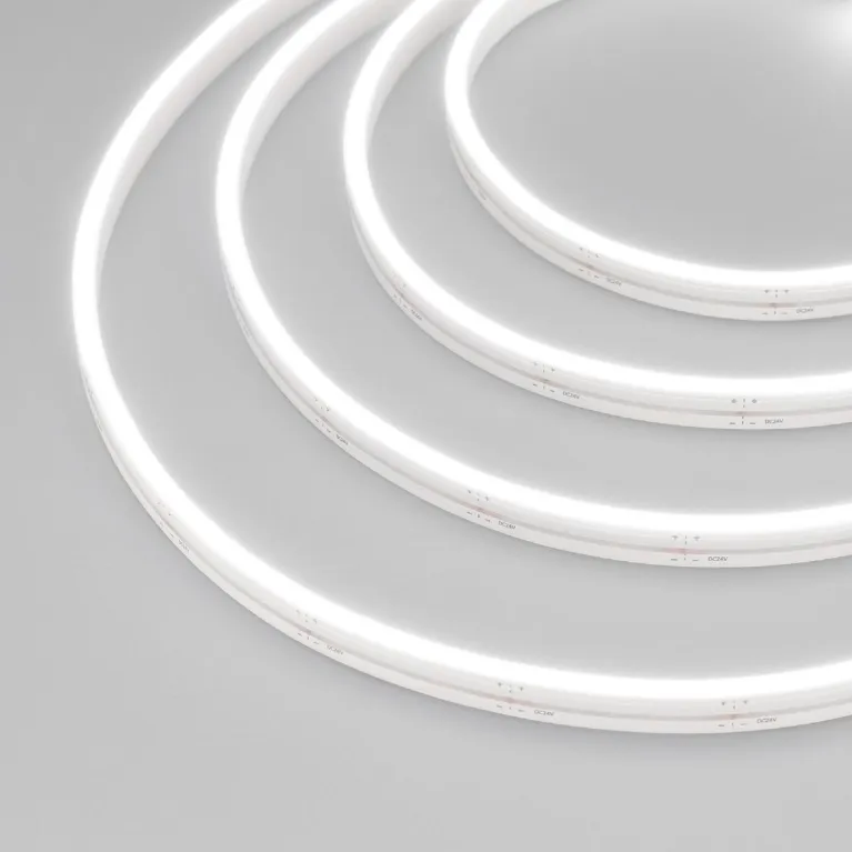 Лента герметичная Arlight MOONLIGHT-SIDE-A120-06x12mm 24V White6000 (9.6 W/m, IP65, 5m, wire x2) 041
