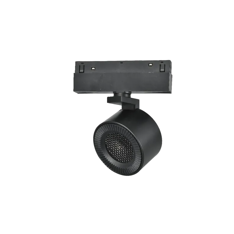 Трековый магнитный светильник iLedex Vision 4822-010-D82-12W-38DG-3000K BK (WALL WASHER)