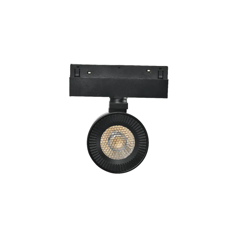 Трековый магнитный светильник iLedex Vision 4822-010-D82-12W-38DG-3000K BK (WALL WASHER)