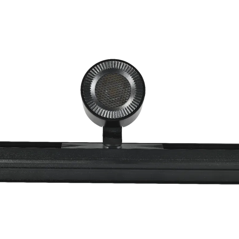 Трековый магнитный светильник iLedex Vision 4822-010-D82-12W-38DG-3000K BK (WALL WASHER)