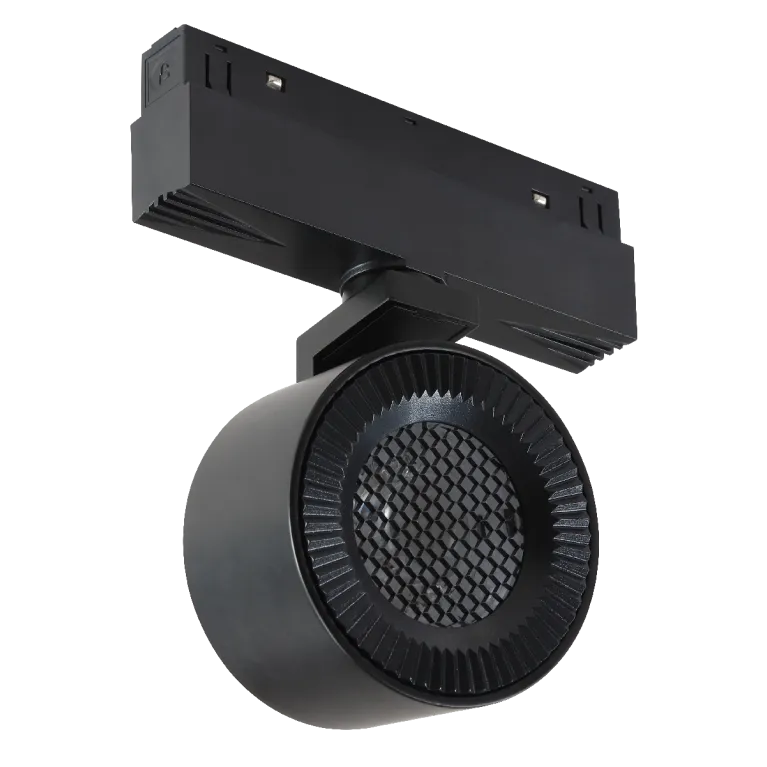 Трековый магнитный светильник iLedex Vision 4822-010-D82-12W-38DG-4000K BK (WALL WASHER)