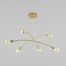 Подвесная люстра TK Lighting 2728 Helix Gold