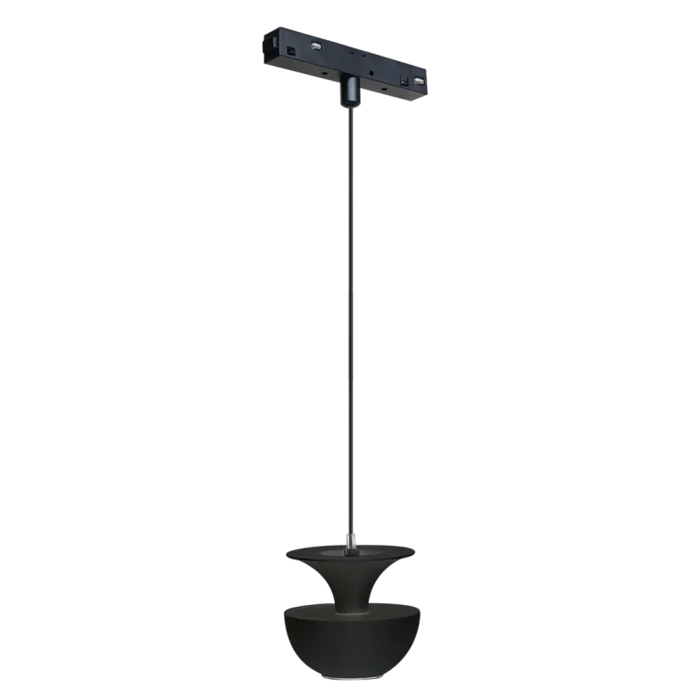 Трековый магнитный светильник iLedex Vision 4822-012-D80-6W-38DG-3000K-BK