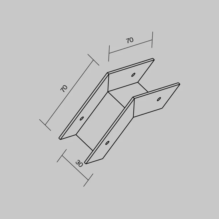 Коннектор внешний для профиля Maytoni Elasity IP O-TR001-OC-W