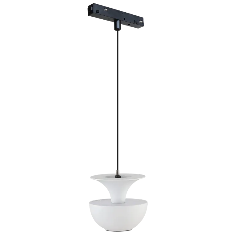 Трековый магнитный светильник iLedex Vision 4822-012-D80-6W-38DG-4000K-WH