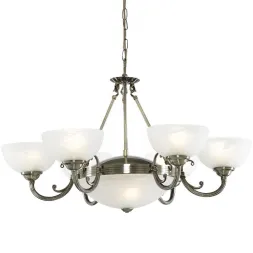 Подвесная люстра Arte Lamp Windsor White A3777LM-6-2AB
