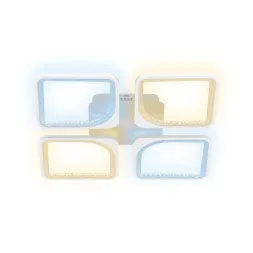 Потолочная светодиодная люстра Ritter Scalo 52036 8