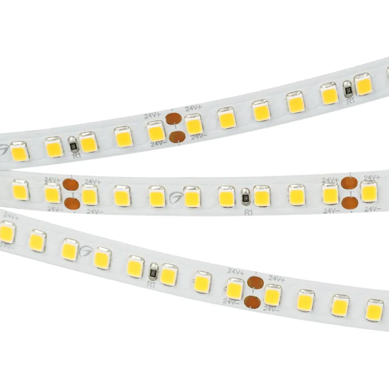 Светодиодная лента Arlight RT-A160-8mm 24V Warm2400 (12 W/m, IP20, 2835, 5m) (Arlight, высок.эфф.150