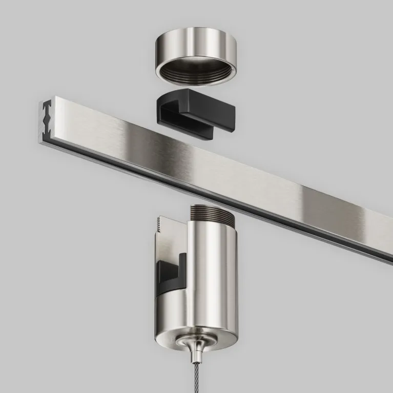 Коннектор с тросовым подвесом для магнитного шинопровода Maytoni Technical Tau Flarity TRA154SW-1PT