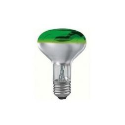 Лампа накаливания Paulmann R80 Е27 60W зеленая 25063