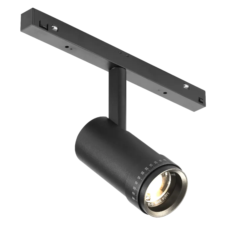 Трековый магнитный светильник iLedex Vision ZOOM 4822-020-D47-10W-10/60DG-3000K-BK
