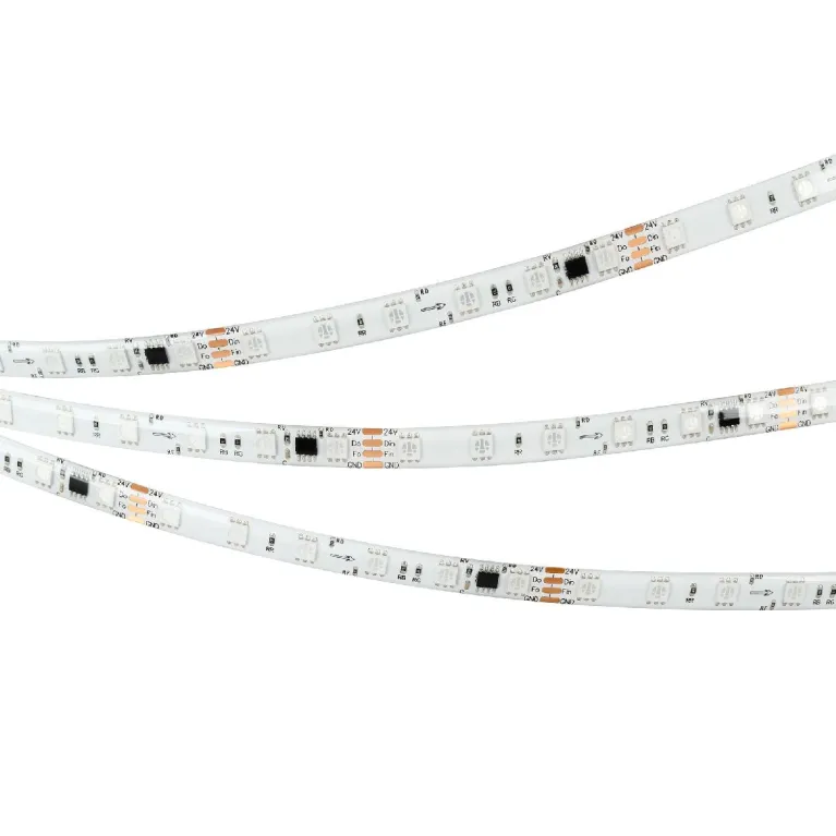 Светодиодная герметичная лента Arlight SPI-SE-B60-10mm 24V RGB-PX6-BPT (12 W/m, IP65, 5060, 5m) 0396