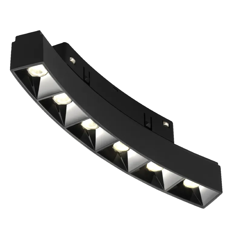 Трековый магнитный светильник iLedex Vision 4822-033-L188-D600-6W-110DG-3000K-BK