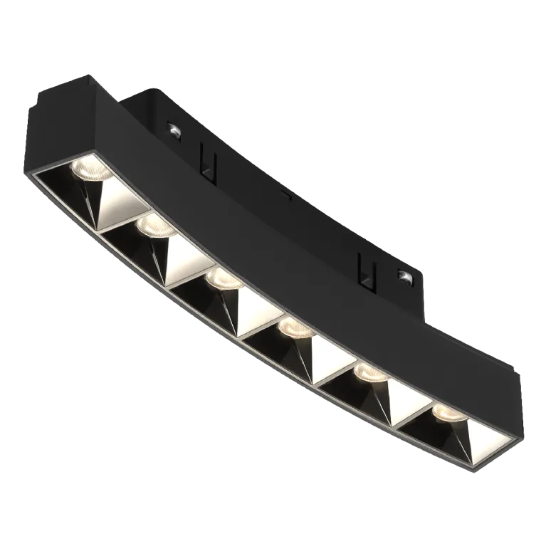 Трековый магнитный светильник iLedex Vision 4822-035-L177-D1000-6W-110DG-3000K-BK
