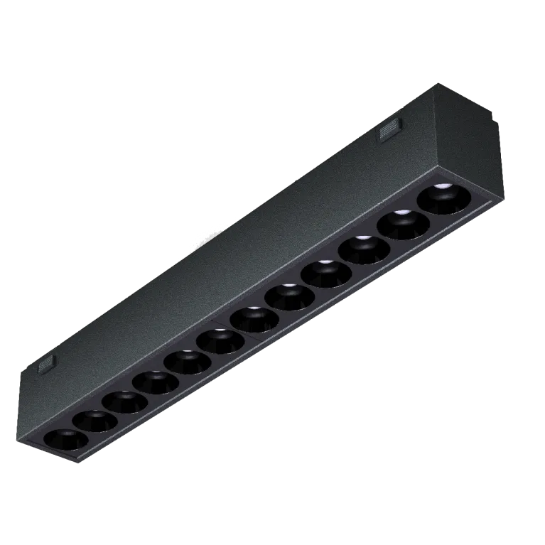 Трековый магнитный светильник iLedex Vision 4825-039-L197-12W-36DG-4000K-BK