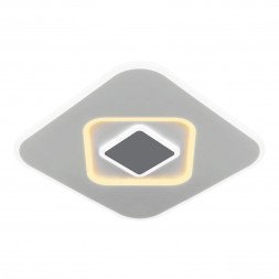 Потолочный светодиодный светильник Eurosvet Just 90218/1 белый/ серый