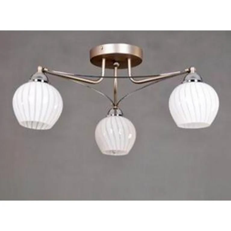 Потолочная люстра Elvan LU-37850/3-E14-Si+Wh