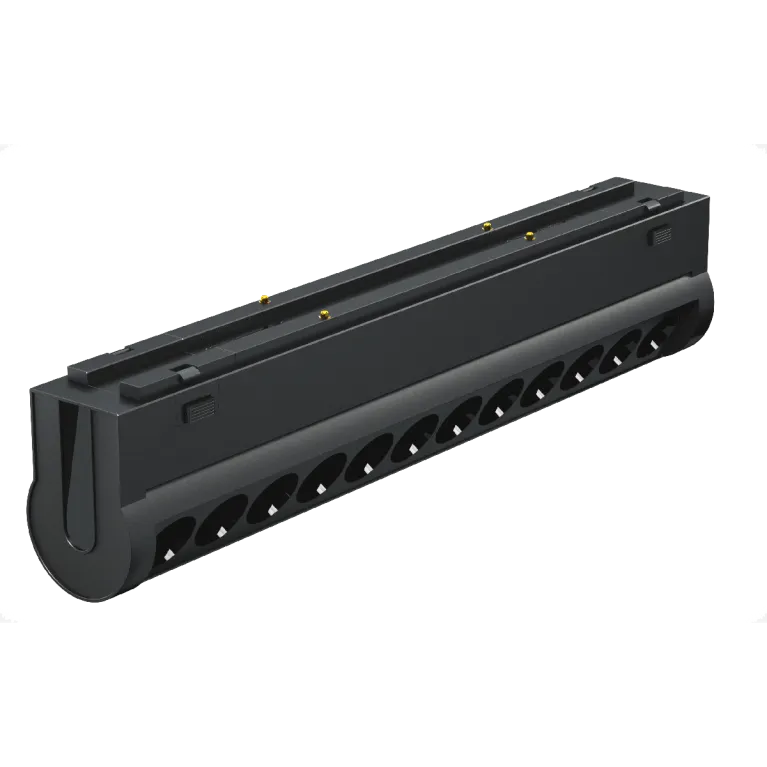 Трековый магнитный светильник iLedex Vision 4825-041-L209-12W-36DG-3000K-BK