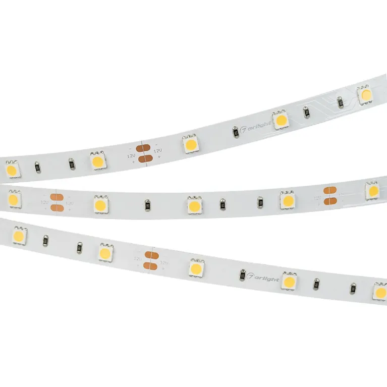 Светодиодная лента Arlight RT-B30-10mm 12V Warm3000 (7.2 W/m, IP20, 5060, 5m) 028582(2)