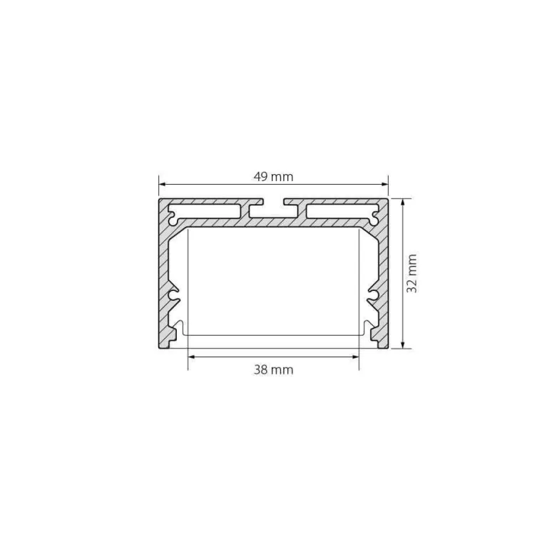 Профиль Arlight SL-LINE-4932-2000 ANOD 019308