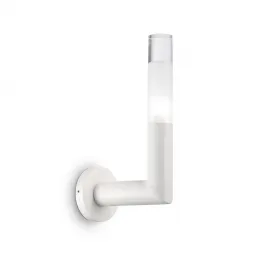 Уличный настенный светодиодный светильник Ideal Lux Eclisse AP1 Bianco