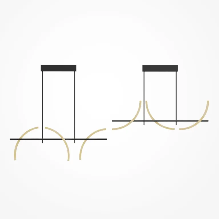 Подвесной светильник Maytoni Wabi MOD428PL-L20BK