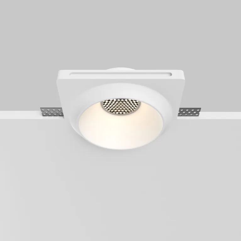 Встраиваемый светильник Maytoni Gyps Modern DL124-GU10-01-TRS-W