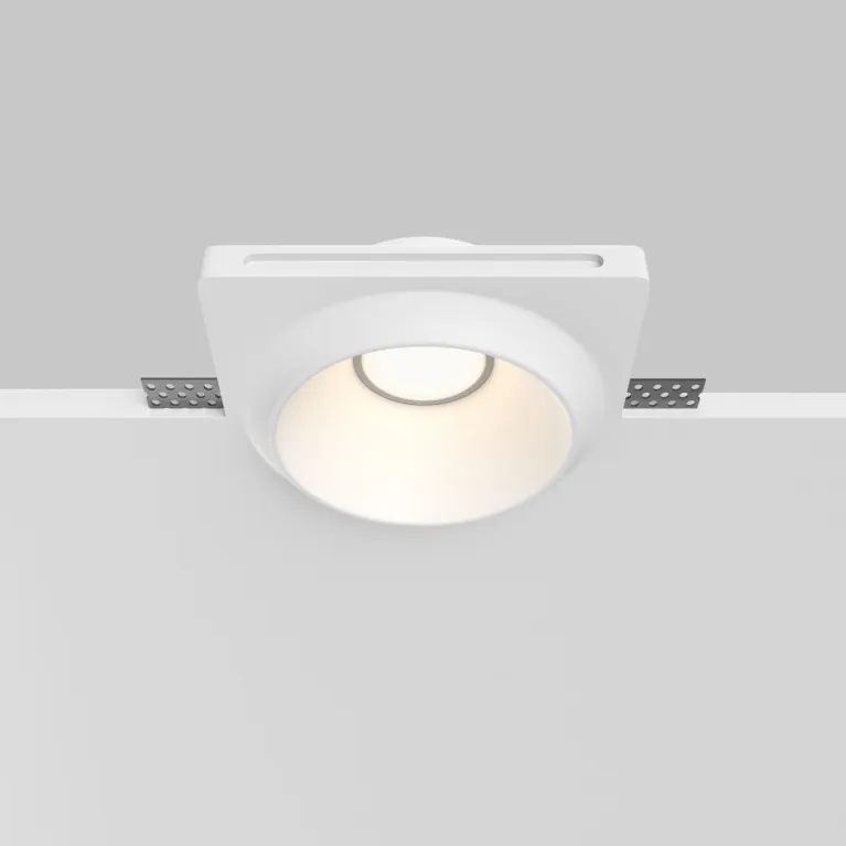 Встраиваемый светильник Maytoni Gyps Modern DL124-GU10-01-TRS-W