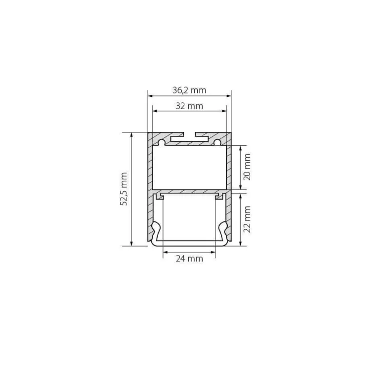 Профиль Arlight ARH-LINE-3750A-2000 ANOD 019615
