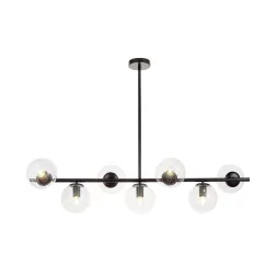 Люстра на штанге Lumina Deco Fredica LDP 6030-7 BK+PR