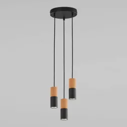 Подвесная люстра TK Lighting 6310 Elit Black Wood