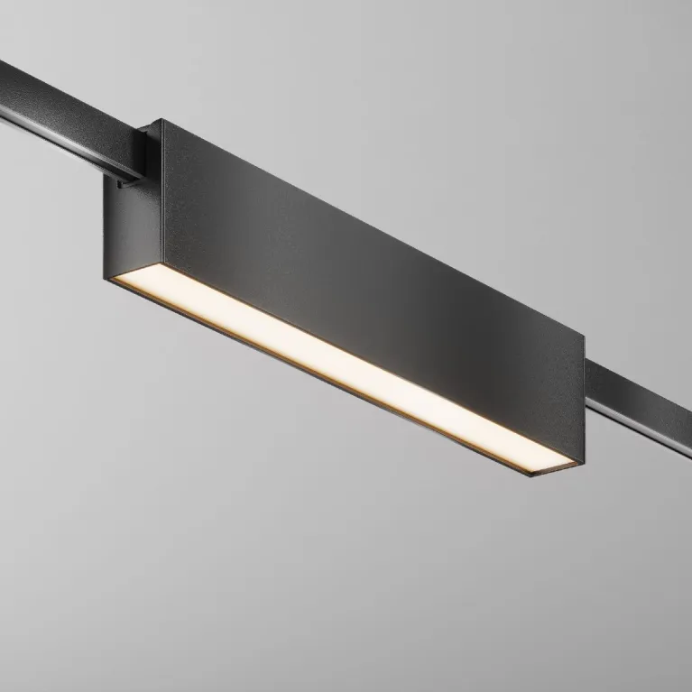 Трековый магнитный светильник Maytoni Basis TR151-1-12W3K-B