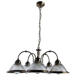 Подвесная люстра Arte Lamp American Diner A9366LM-5AB